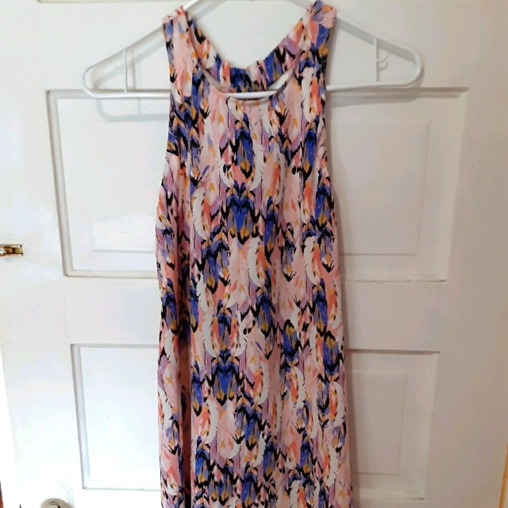 Watercolor summer dress